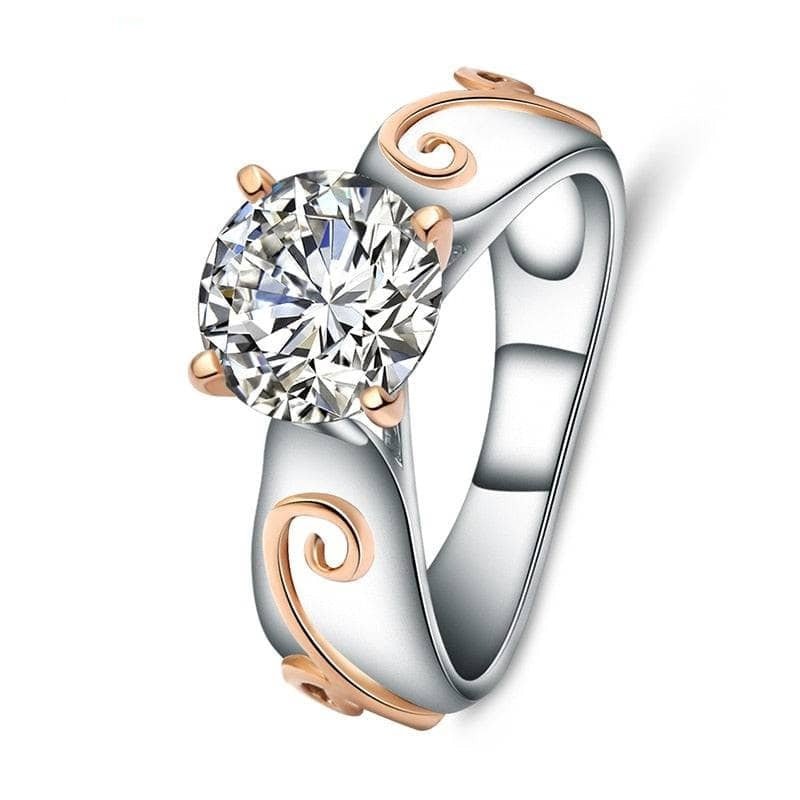 Created Diamond Vintage Wedding Ring-Black Diamonds New York