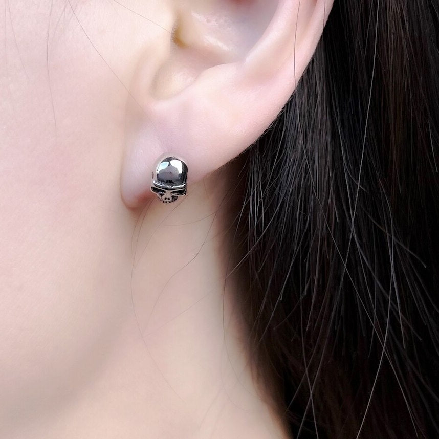 Goth Hexagon Minimal Stud on sale Earrings