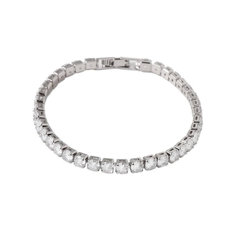 Diamond 7inch Tennis Bracelet Bangle-Black Diamonds New York