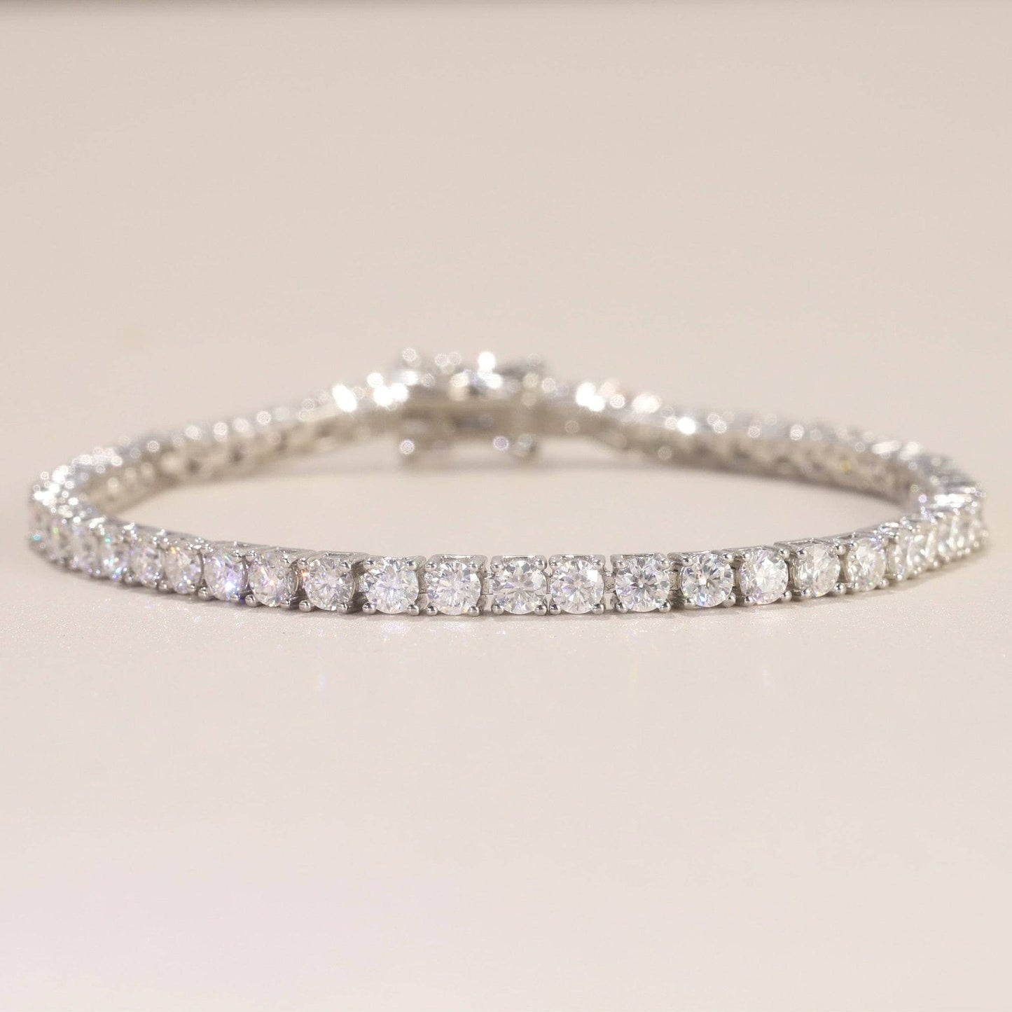 Diamond 7inch Tennis Bracelet Bangle-Black Diamonds New York