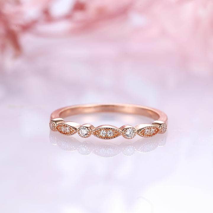 Rose Gold Halo 3.0ct Pear Cut Peachy Pink Stone Wedding Set-Black Diamonds New York