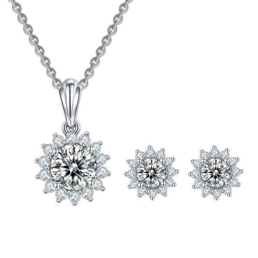 18K Gold Diamond & Ruby Pendant Earrings & Necklace Set – Virani Jewelers