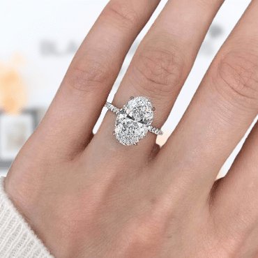 Oval engagement rings 2.5 carat clearance