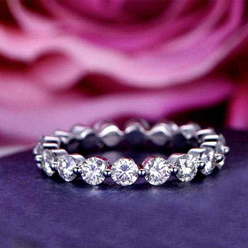 2Ct Round Cut Simulated Diamond 14K White Gold Plated, Promise Ring, Valentine's Bridal Set, Halo Bridal Engagement Ring, Wedding hotsell Ring.